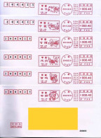 China Covers,2013 Sealed With Postage, Machine Stamp, 12 Zodiac Signs,12 Covers - Omslagen