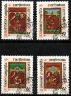 LIECHTENSTEIN , 1987, MI 930 - 933 , WEIHNACHTEN, NOEL, GESTEMPELT, OBLITERE - Oblitérés