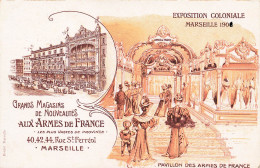 Marseille Exposition Coloniale 1906 Pavillon Des Armes De France - Expositions Coloniales 1906 - 1922