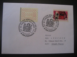 Österreich- Sonder-Beleg Symposion Der Ärzte, Mit Automatenmarke MiNr. 1 Und 1411 - Timbres De Distributeurs [ATM]