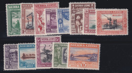 Sierra Leone, Scott 153-165 (SG 168-180), MLH - Sierra Leona (...-1960)