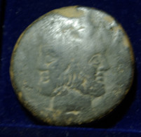 2 - EXTRAORDINARIO  AS  DE  JANO - ACUÑACION  ETRURIA -GRAN TAMAÑO Y PESO - MBC - Republic (280 BC To 27 BC)