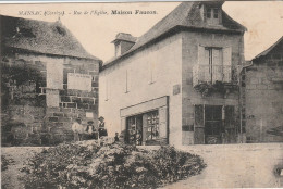 MANSAC RUE DE L'EGLISE MAISON FAUCON DEBIT DE TABAC 1913 TBE - Other & Unclassified