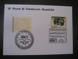 Österreich- Sonder-Beleg Milophila, Mit Automatenmarke MiNr. 3 Und 1659 - Machine Labels [ATM]