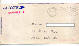 Lettre Flamme Muette Limoges Cheques - Mechanische Stempels (reclame)