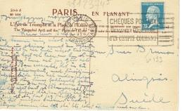 Tarifs Postaux Etranger Du 01-02-1926 (40) Pasteur N° 177 75 C.  Carte Postale Etranger Pour La Suède RARE 15-02-1926 - 1922-26 Pasteur