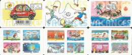 France 2015 Have A Nice Rest ! Comics Vacations Set Of 12 Stamps In Booklet MNH - Commemorrativi