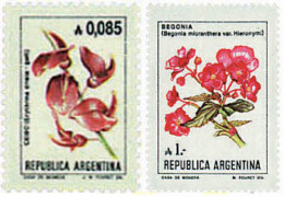 730438 MNH ARGENTINA 1985 SERIE CORRIENTE. FLORES (VIII) - Nuovi