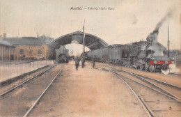 MOULINS (Allier) - Intérieur De La Gare - Train (BEAU PLAN) - Tirage Couleurs - Moulins