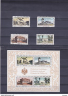 SUD OUEST AFRICAIN SWA 1977 MAISONS ANCIENNES Yvert 381-384 + BF 3, Michel 436-439 + Bl 3 NEUF** MNH - África Del Sudoeste (1923-1990)