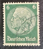 Paul Von Hindenburg 6 Pf Deutsches Reich - Used Stamps