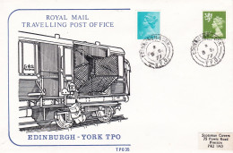 GB Engeland  1977 Royal Mail Travelling Post Office Edenburgh - York TPO - Treinen