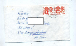 Lettre Cachet Hirzel Sur Carnet - Postmark Collection