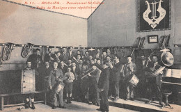 MOULINS (Allier) - Pensionnat St-Gilles - La Salle De Musique (une Répétition) - Fanfare, Orchestre, Lyre, Tambours - Moulins