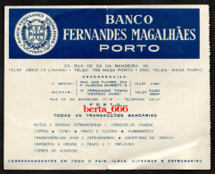 Banco Fernandes De Magalhães * Porto * Talão De Compra De Acções - Portogallo