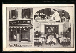 Cartolina Roma, Ristorante Alfredo, Via Della Scrofa 104  - Other & Unclassified