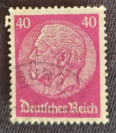 Paul Von Hindenburg 40 Pf Deutsches Reich - Used Stamps