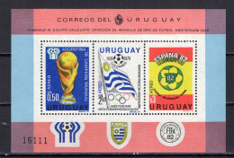 Uruguay 1979 Football Soccer World Cup S/s MNH -scarce- - 1978 – Argentine