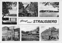 Strausberg (Mark) Volksbad Diesterwegschule Jugendherberge Ngl #168.053 - Other & Unclassified