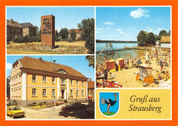 Strausberg (Mark) Freibad Rathaus Platz Ngl #168.056 - Autres & Non Classés