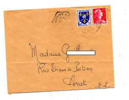 Lettre Cachet Chartres C P N° - Handstempel