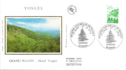 FDC 1995 REGIONS NATURELLES - VOSGES - 1990-1999