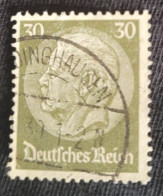 Paul Von Hindenburg 30 Pf Deutsches Reich - Used Stamps