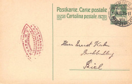 Zürich  Papeterie & Buchhandlung J.H.Waser   Firmen Gewerbestempel Besonderheiten - Stamped Stationery