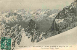 38 - Isère - Le Pic Lamartine Le Col De La Balmette Et Le Massif Des Sept-Laux - Vue Prise Des Rochers Rouges - CPA - Ob - Autres & Non Classés