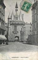 33 - Bordeaux - Porte Cailhau - Animée - Oblitération Ronde De 1908 - Etat Pli Visible - CPA - Voir Scans Recto-Verso - Bordeaux