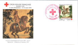 FDC 1995 CROIX ROUGE - TAPISSERIE DE SAUMUR - 1990-1999