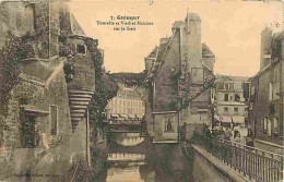 29 - Quimper - Tourelle Et Vieilles Maisons Sur Le Steir - Animée - Oblitération Ronde De 1914 - CPA - Voir Scans Recto- - Quimper