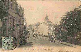 14 - Falaise - La Rue D'Argentan - Animée - Oblitération Ronde De 1905 - Etat Léger Pli Visible - CPA - Voir Scans Recto - Falaise