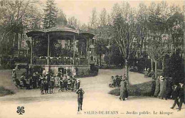 64 - Salies De Bearn - Jardin Public - Le Kiosque - Animée - CPA - Voir Scans Recto-Verso - Salies De Bearn