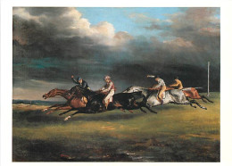 Art - Peinture - Théodore Géricault - Le Derby De 1821 à Epsom - Chevaux - Musée Du Louvre De Paris - CPM - Carte Neuve  - Malerei & Gemälde