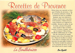 Recettes De Cuisine - Bouillabaisse - Carte Neuve - Gastronomie - CPM - Voir Scans Recto-Verso - Ricette Di Cucina