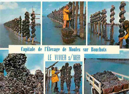 Metiers - Mytiliculture - Culture Des Moules - Mytilicultureur - Le Vivier Sur Mer - Capitale De L'èlevage Des Moules De - Pesca