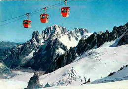 74 - Chamonix - Mont-Blanc - Téléphérique De L'Aiguille Du Midi - Traversée De La Vallée Blanche - Les Drus - La Verte - - Chamonix-Mont-Blanc