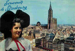 67 - Strasbourg - Place Kléber Et La Cathédrale - Folklore - CPM - Voir Scans Recto-Verso - Straatsburg