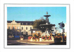 10 - Troyes - L'Espace Argence En Fond Devant La Fontaine - Flamme Postale De Saint André Les Vergers - CPM - Voir Scans - Troyes