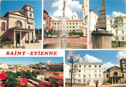 42 - Saint-Etienne - Multivues - Automobiles - Fleurs - CPM - Voir Scans Recto-Verso - Saint Etienne