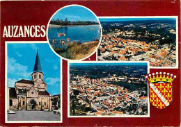 23 - Auzances - Multivues - Blasons - Automobiles - CPM - Voir Scans Recto-Verso - Auzances