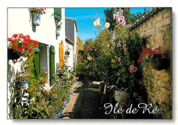 17 - Ile De Ré - Ars En Ré - La Venelle Au Puits Fleuri - Fleurs - CPM - Voir Scans Recto-Verso - Ile De Ré