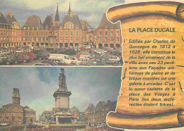 08 - Charleville Mézières - La Place Ducale - Multivues - Automobiles - CPM - Voir Scans Recto-Verso - Charleville