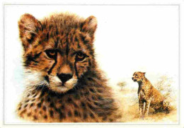 Animaux - Fauves - Guépard - Art Peinture - Illustration Giordano - Cheetah - CPM - Carte Neuve - Voir Scans Recto-Verso - Altri & Non Classificati