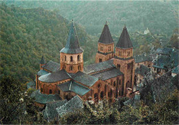 12 - Conques En Rouergue - Basilique Sainte-Foy - Vue Aérienne - CPM - Voir Scans Recto-Verso - Other & Unclassified