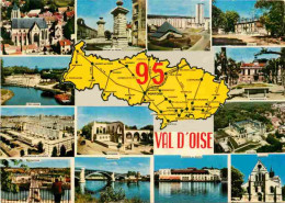 95 - Val D'Oise - Multivues - Carte Géographique - CPM - Voir Scans Recto-Verso - Andere & Zonder Classificatie