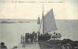 22 - Ile De Brehat - Arrivée Du Courrier à La Pointe - Animée - CPA - Voir Scans Recto-Verso - Ile De Bréhat