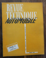 Revue Technique Automobile # 95. Mars 1954 - Auto/Motorrad