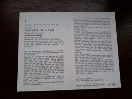 Oud-Strijder 1940-1945 - Alfons Clefas ° Mol 1913 + Geel 1986 X Maria Van Gestel - Obituary Notices